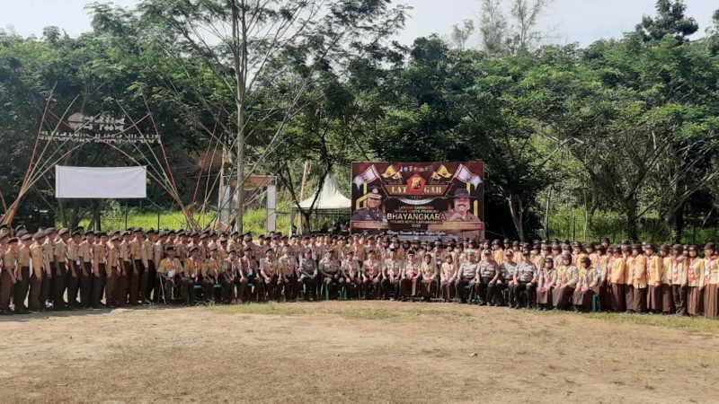 Polres Kukar Peduli Pramuka