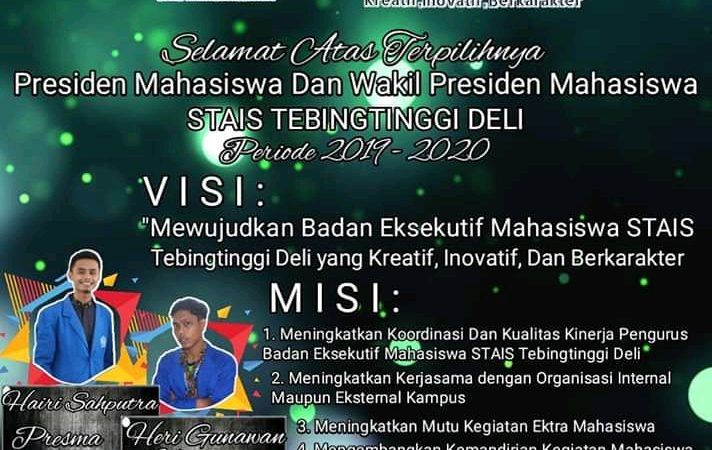 Pimpin BEM STAIS, Hairi-Heri : Mahasiswa, Institusi dan Rakyat Harus Diperjuangkan
