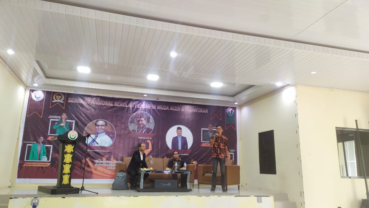 Kerjasama BEM FEB UNIMAL Dan SPMA, Bicara Soal Peluang Pemuda Aceh Kedepan