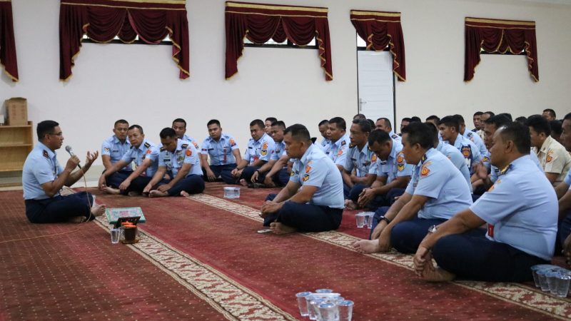 Tingkatkan Keimanan, Prajurit Kosekhanudnas III Gelar Bimbingan Rohani
