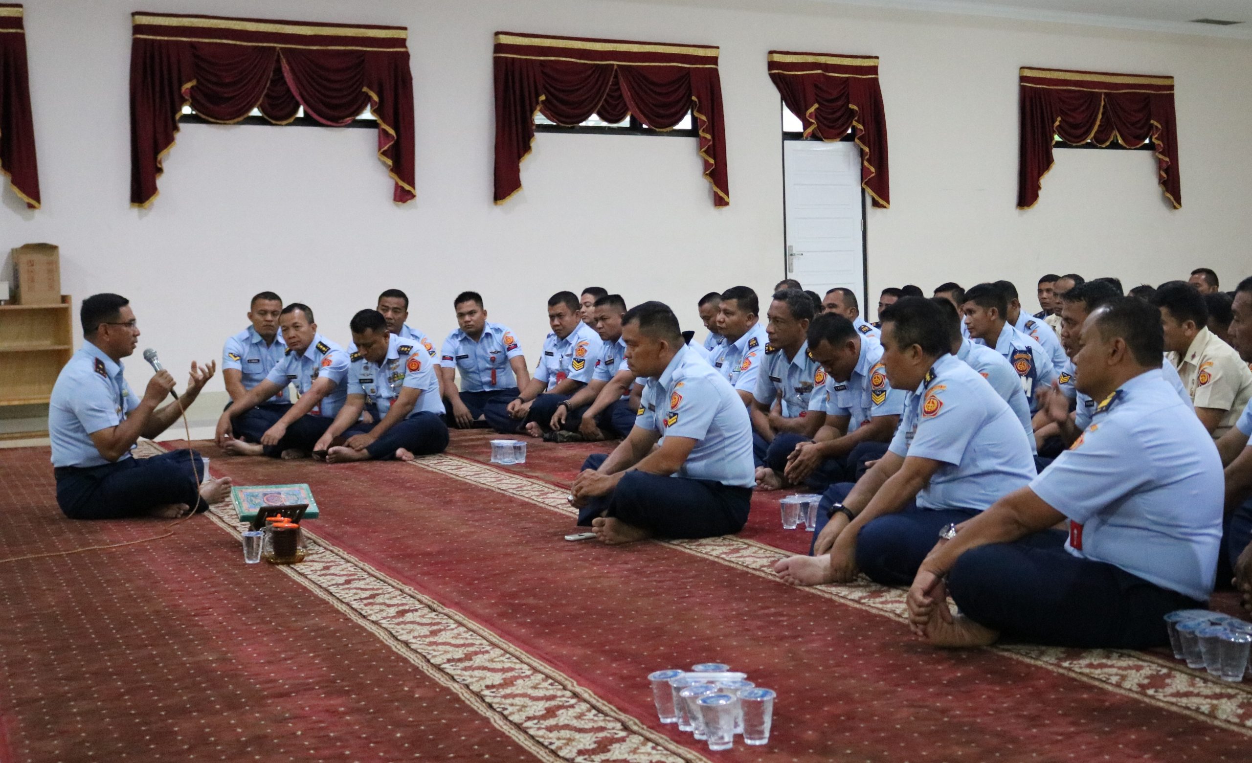 Tingkatkan Keimanan, Prajurit Kosekhanudnas III Gelar Bimbingan Rohani