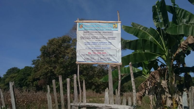 Diduga Merugikan Negara LSM SNAK MARKUS Melaporkan Proyek Bronjong di Desa Pangan Jaya ke Kejati Sultra