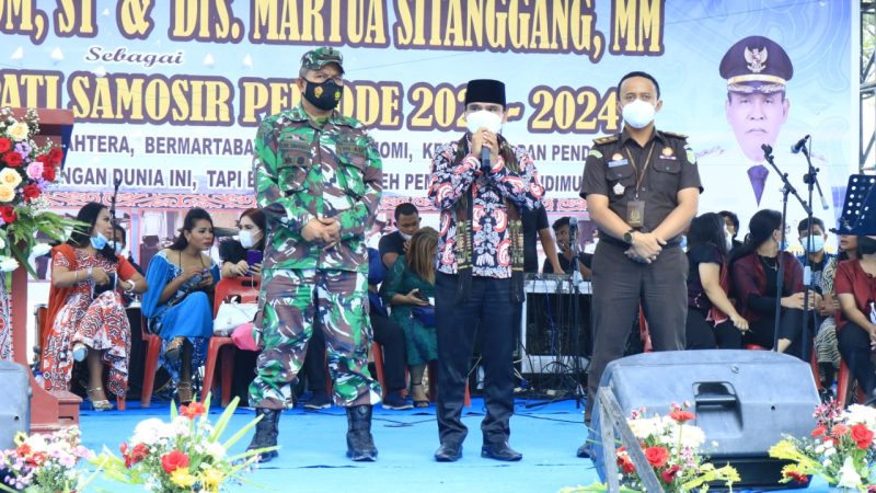 Wakil Ketua DPRD Samosir, Hadiri Acara Syukuran Pelantikan Bupati/Wakil Bupati