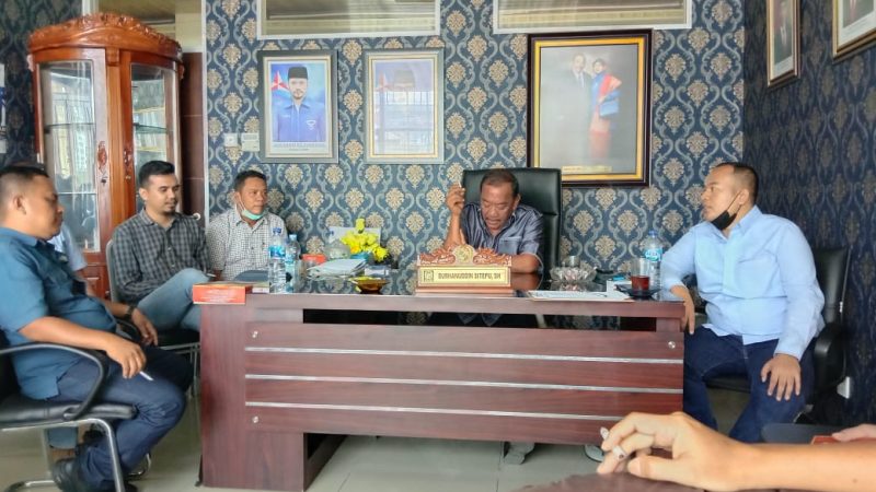 Burhanuddin Sitepu Terima Silahturahmi Pengurus Koordinator Wartawan Unit DPRD Medan
