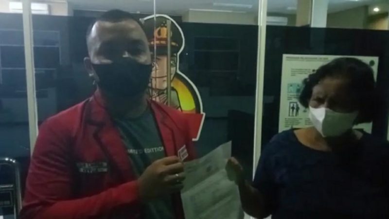 Didampingi MAHALI, Sahun Br Karo Resmi laporkan Oknum ASN ke Polda Sumatera Utara