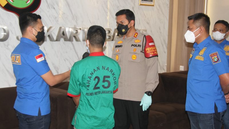 Satres Narkoba Polres Metro Jakarta Barat Ungkap Jaringan Narkoba Lintas Provinsi