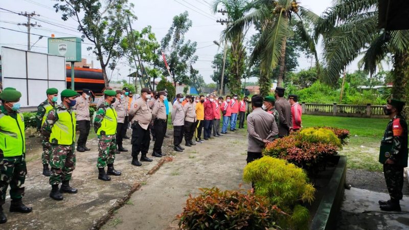 Tim Gabungan TNI-Polri-ASN Gelar Pos Penyekatan PPKM Mikro di Sei Rampah dan Sei Bamban, Ini Lokasinya
