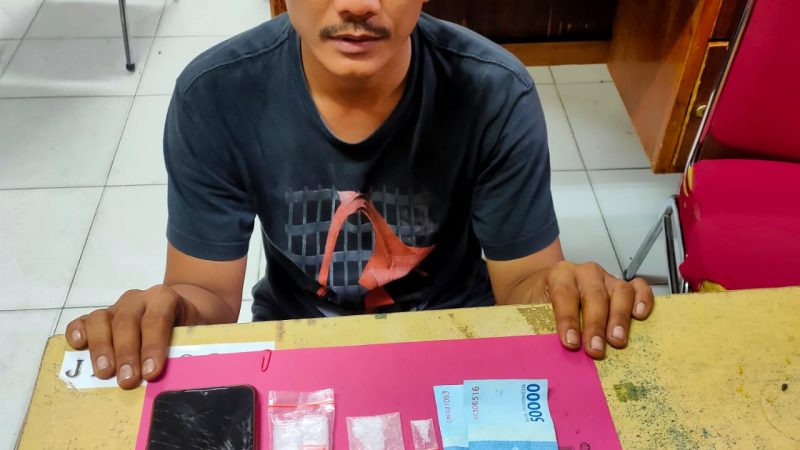 Polisi Tangkap Pengedar Narkoba di Kecamatan Tualang