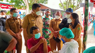Vaksin Pandemi Covid-19 di Samosir Capai 70.533 Orang