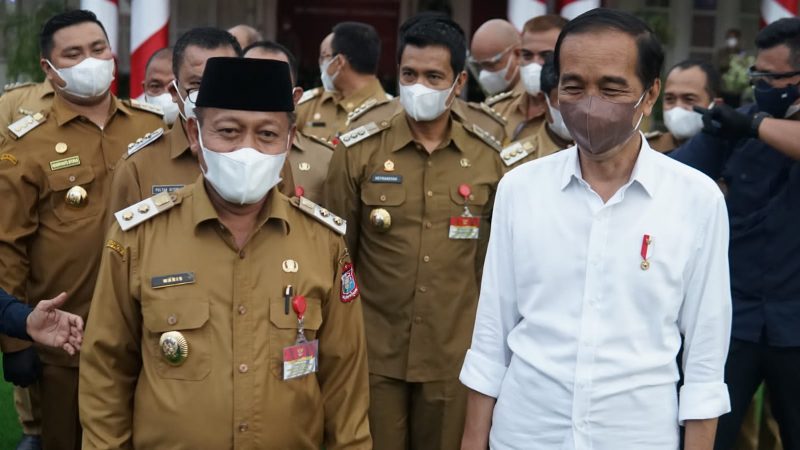 Presiden Jokowi Ingatkan Jangan Terlalu Lama Membiarkan APBD Di Bank