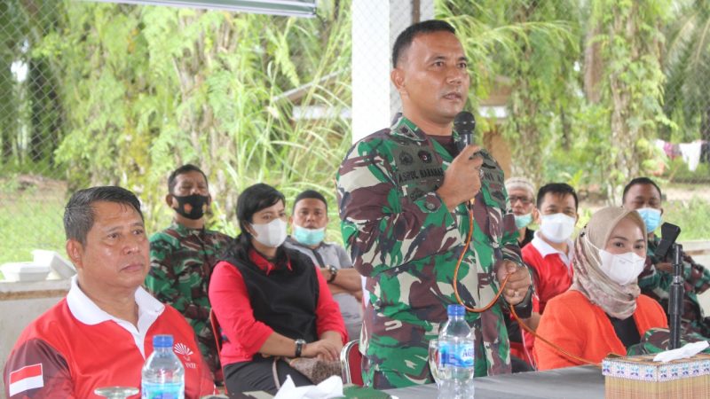 Sambut HUT TNI Ke-76, Kodim 0209/LB  Bersama PC INTI Labuhan Batu Gelar Bakti Sosial Pada Warga Sibargot