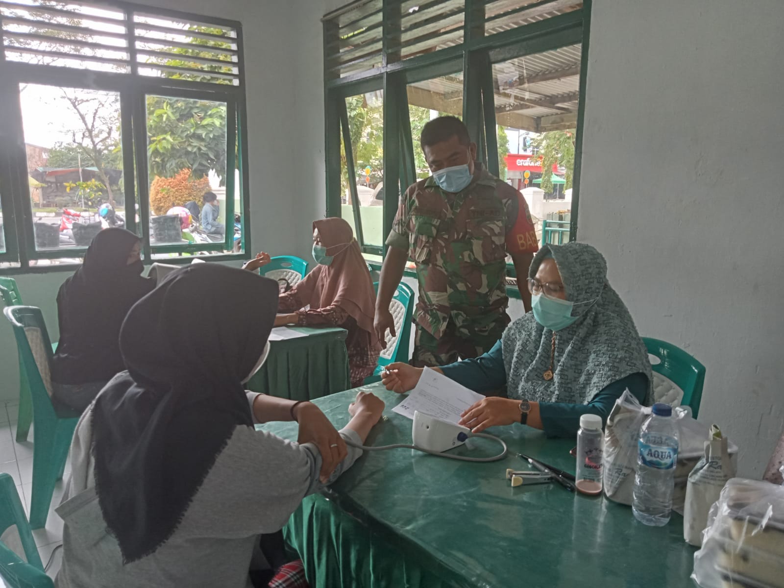 Warga Apresiasi Vaksinasi Koramil 04/Perawang