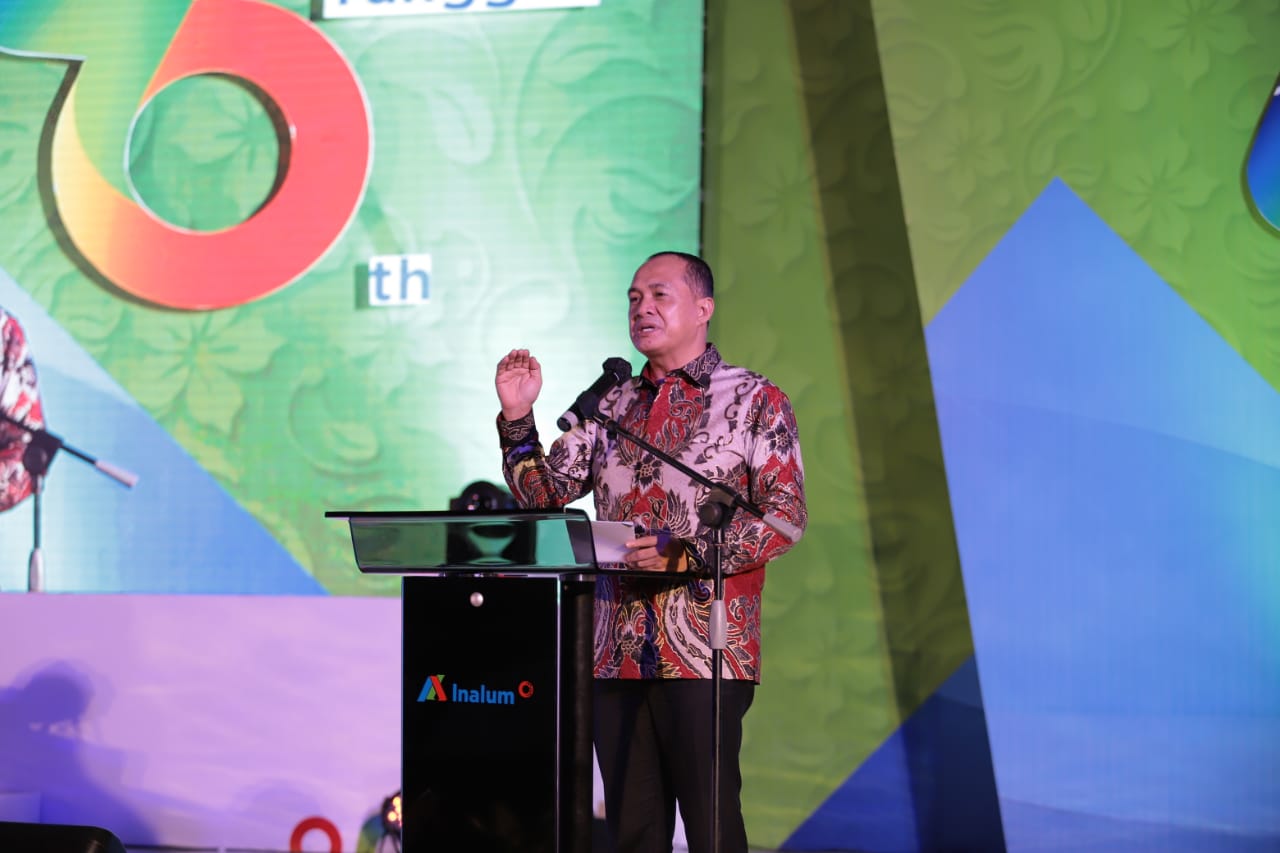 Zahir Hadiri Resepsi HUT Ke -46 Tahun PT. Inalum