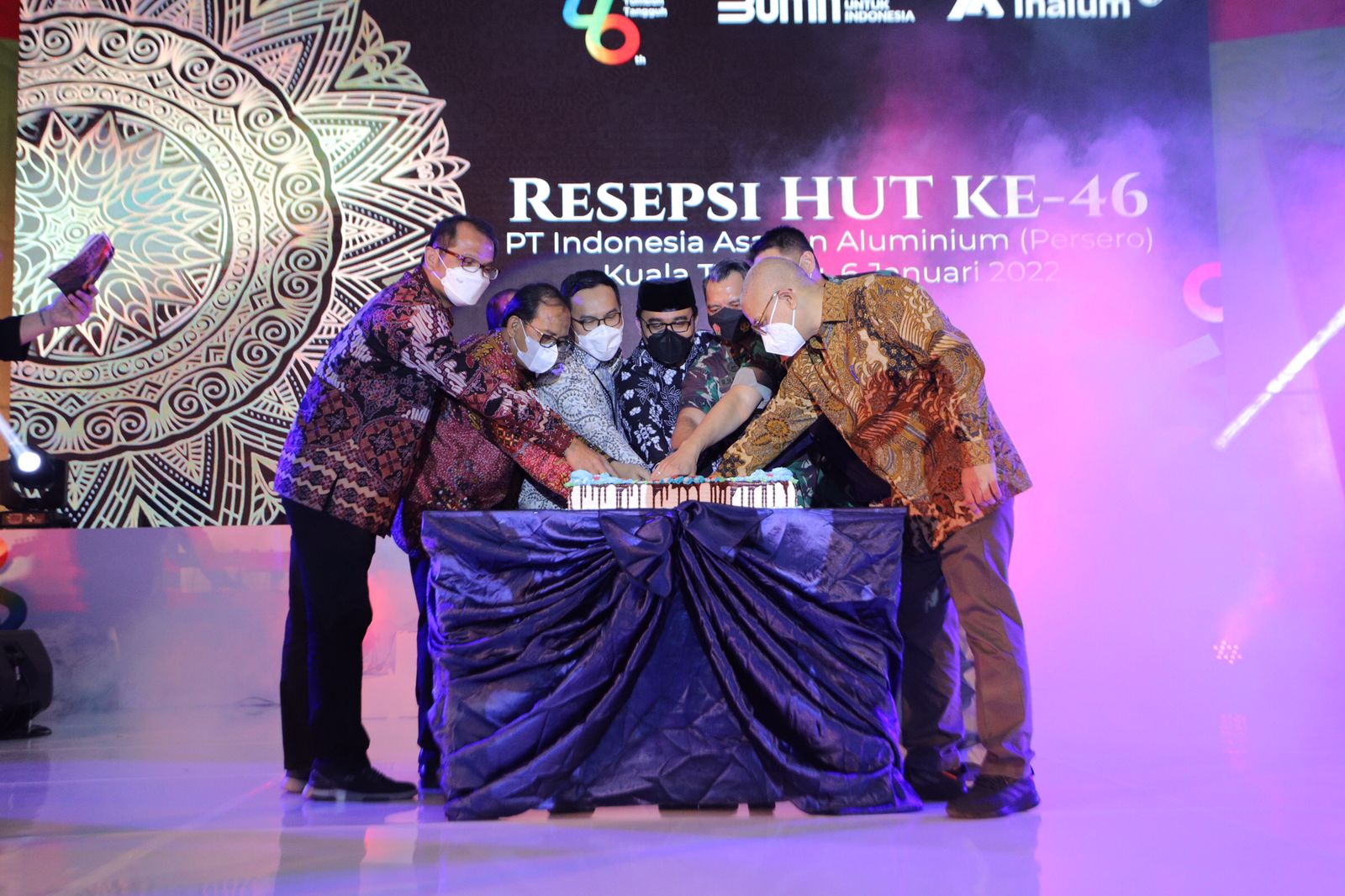 Inalum Rayakan Ulang Tahun ke-46, Dengan Thema Semangat Bersinergi, Tumbuh dan Tangguh