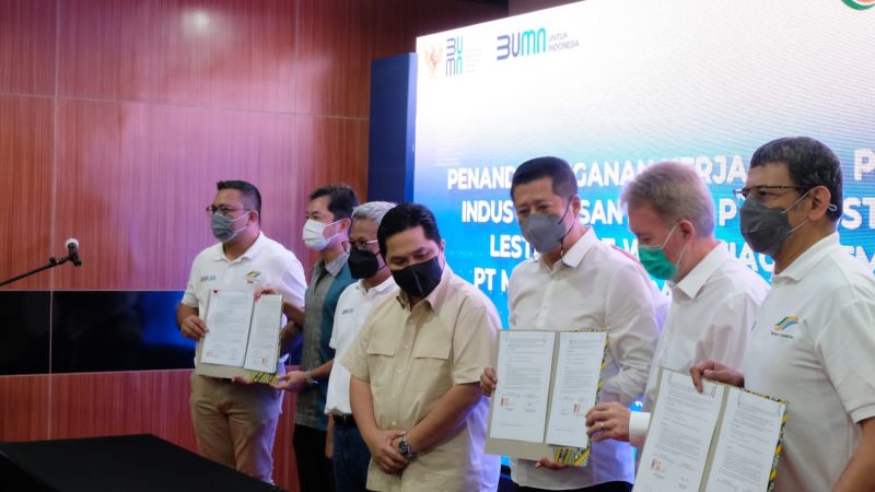 Kunjungan Menteri BUMN ke Kuala Tanjung