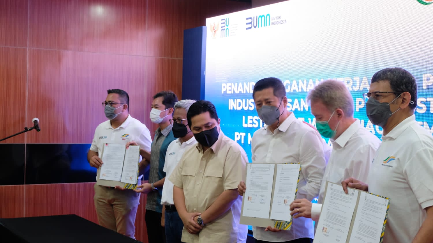 Kunjungan Menteri BUMN ke Kuala Tanjung