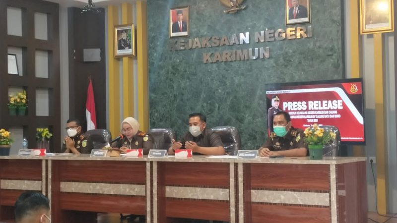 Kajari Karimun Sampaikan Capaian dan Kinerja Selama Tahun 2021