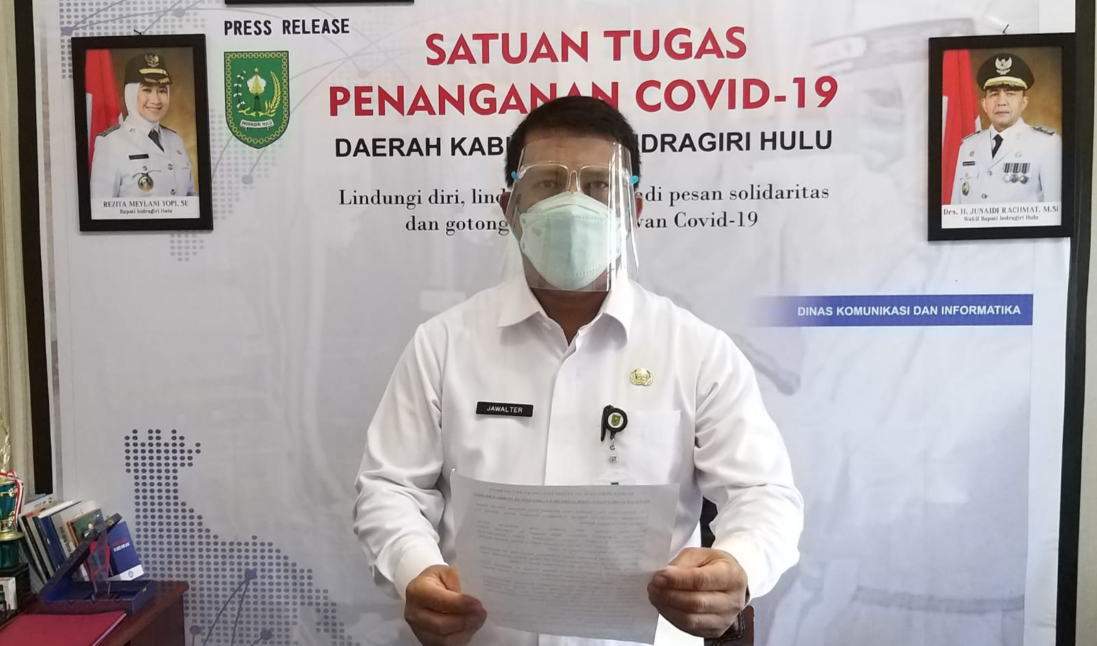 Vaksinasi Dosis Pertama Sudah 255.086 Orang, Inhu Riau Nihil Penambahan Kasus Covid 19