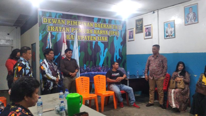 Ketua DPD Tingkat I Ikatan Pemuda Karya Riau Resmikan Kantor DPD Siak