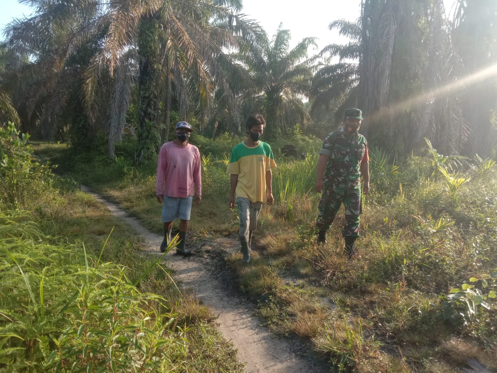 Koramil 04/Perawang Imbau Masyarakat Jangan Membuka Lahan Dengan Cara Sembarangan