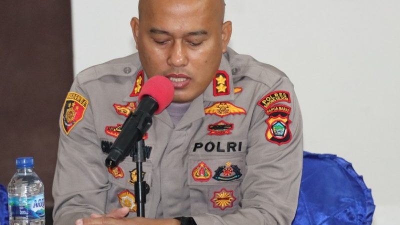 Tersangka Kasus Pembunuhan di Kampung Sori berhasil dibekuk Tim Resmob Polres Sorong Selatan