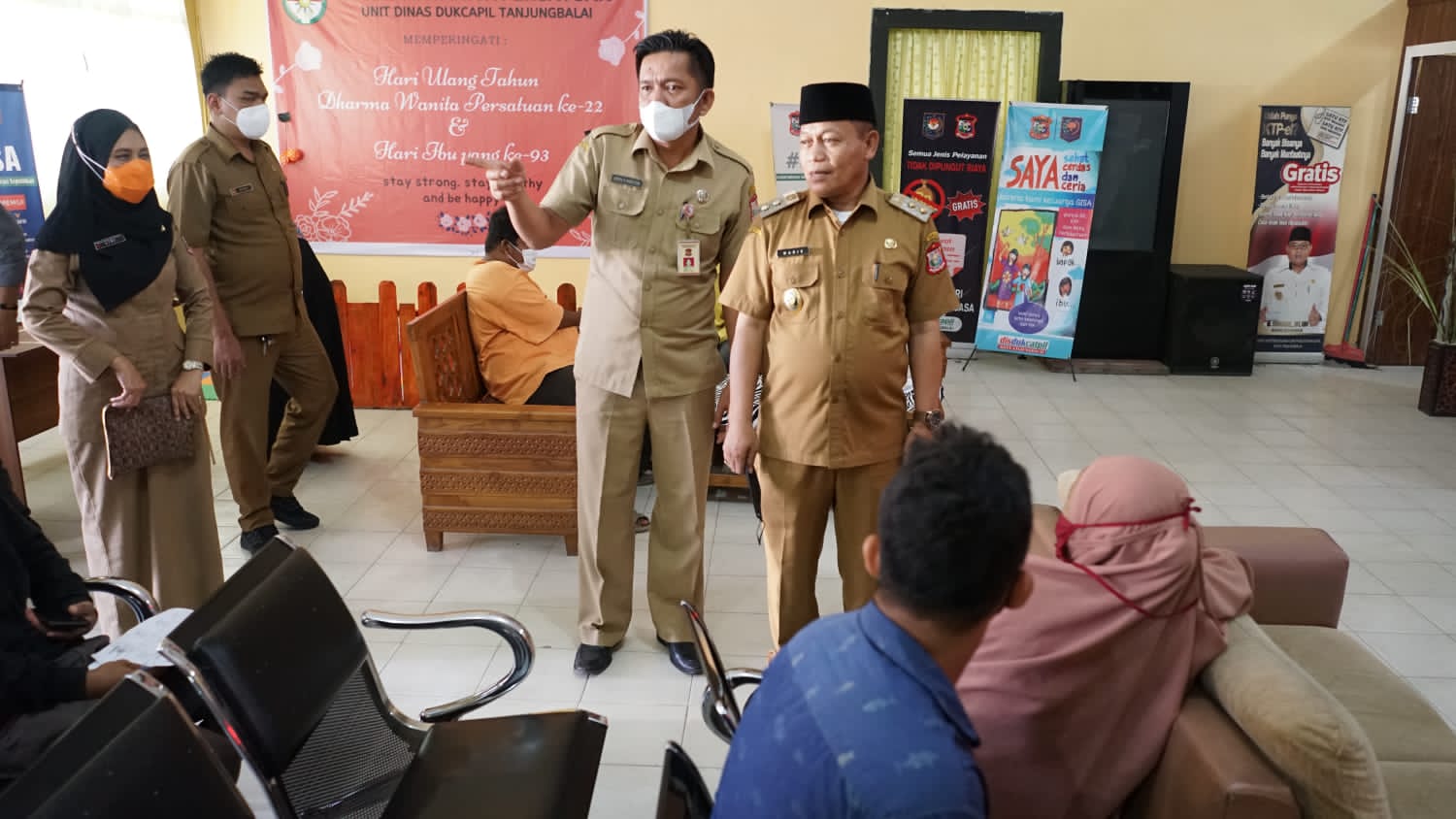 Sidak Ke Disdukcapil, Plt Walikota Tanjung Balai : Administrasi Kependudukan Kepada Masyarakat Jangan Dipersulit