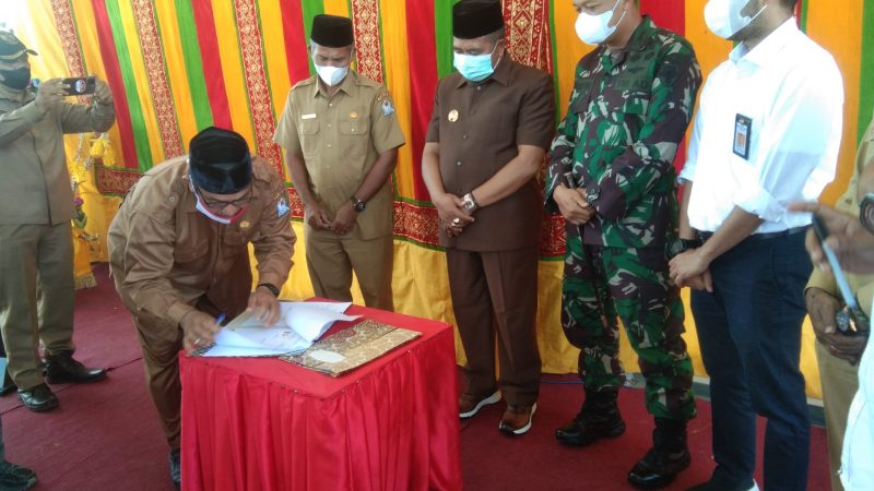 Bupati Aceh Barat Resmikan TPA di Gunung Mata Ie