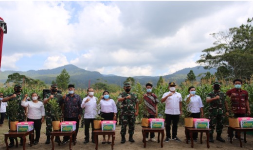 Terus Berlanjut, Komitmen PT. Inalum dan Kodam I/BB Bekerjasama Lakukan Penghijauan di Kawasan Daerah Tangkapan Air Danau
