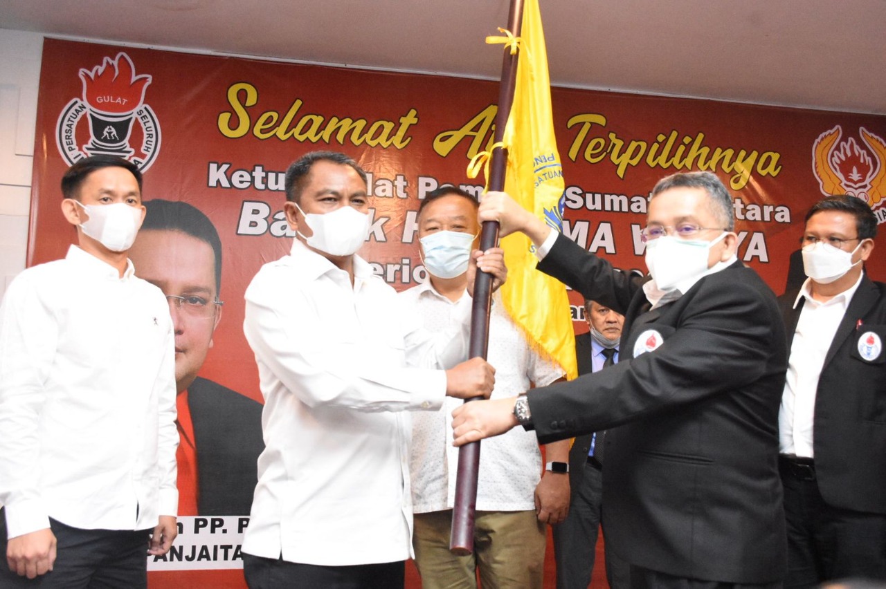 H Darma Wijaya Dikukuhkan Sebagai Ketua PGSI Sumut Periode 2022-2026