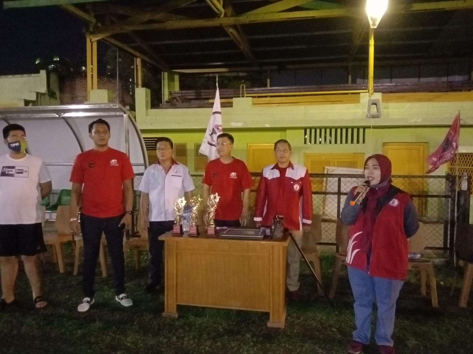 Hasyim SE Hadiri dan Buka Turnamen Sepakbola “TROFEO” Yang Digagas Oleh TMP Kota Medan di Lapangan Kebun Bunga
