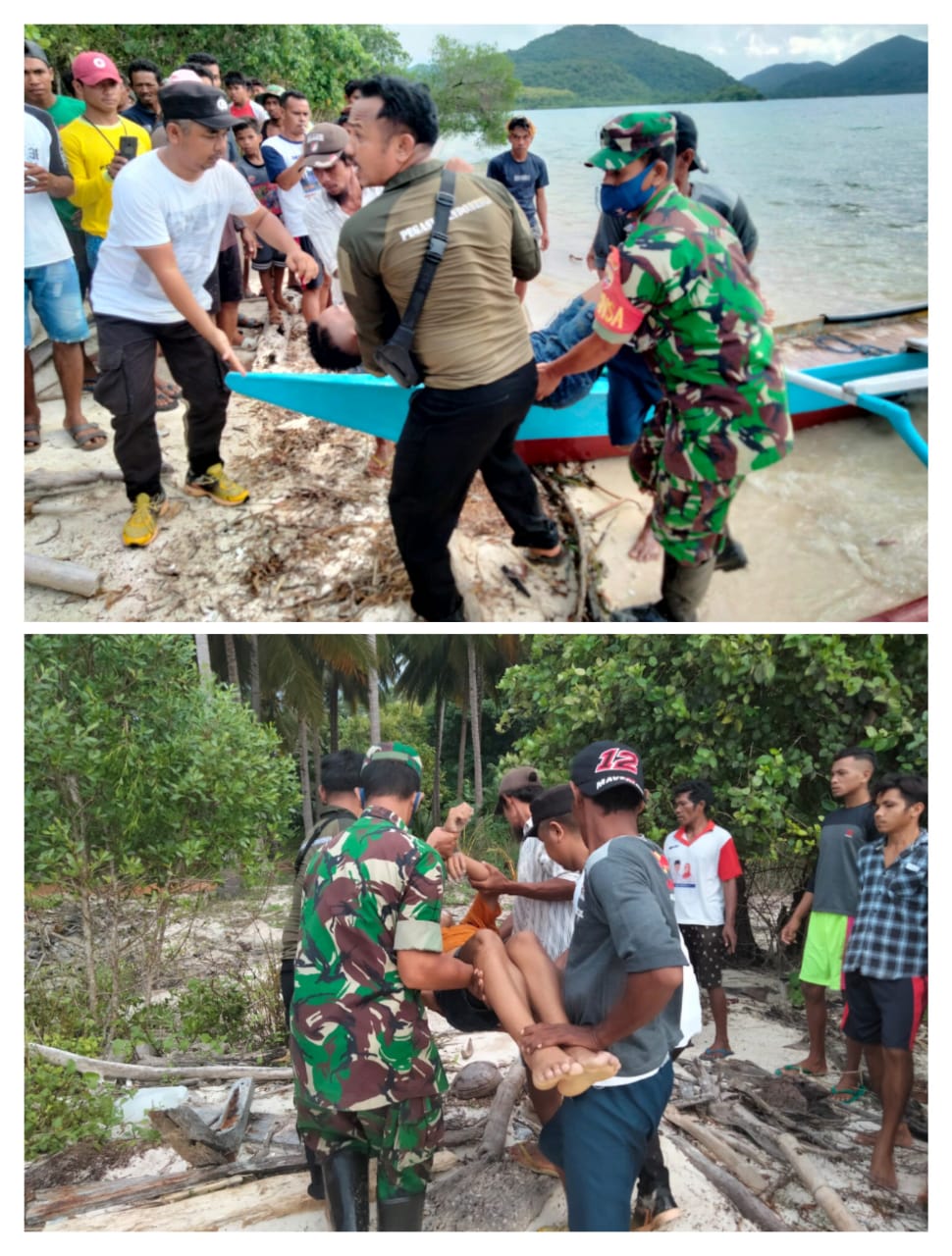 Kapal Tenggelam Di Perairan Labuliang Desa Bari, Ini Penjelasan Kapolsek Macang Pacar