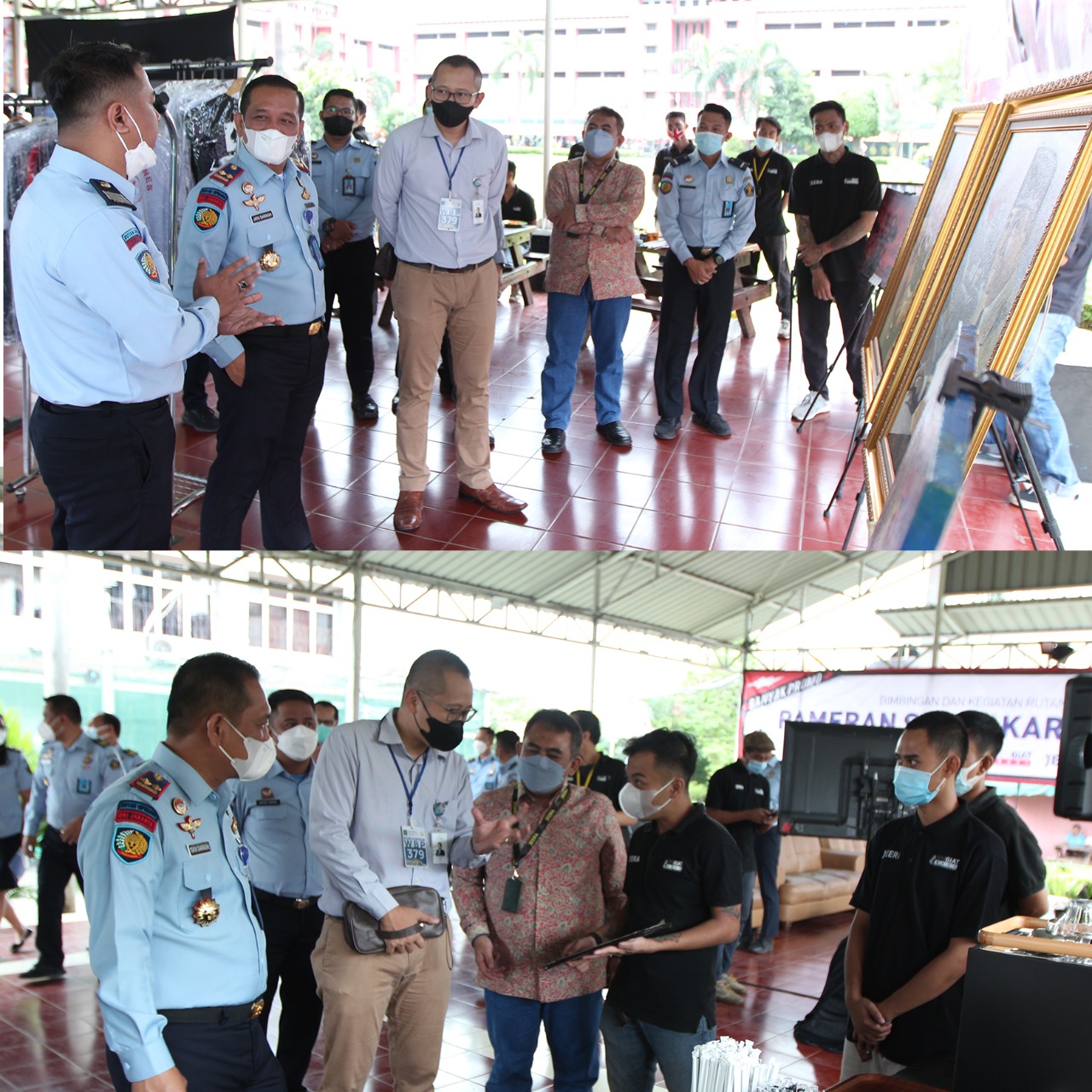 Tak Pernah Berhenti Berkarya, Bimgiat Rutan Cipinang Kanwil Kemenkumham DKI Jakarta Kembali Pamerkan Seni dan Karya Warga Binaan Di Awal Tahun 2022
