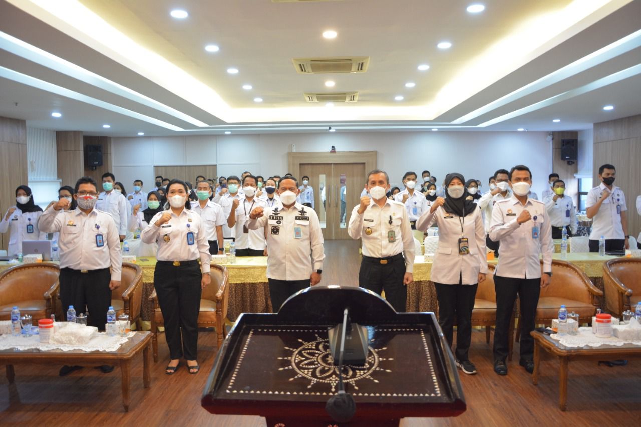 Rutan Cipinang Kanwil Kemenkumham DKI Jakarta Ikut Pembukaan Kegiatan Rekonsiliasi Data Laporan Keuangan dan BMN Semester II Tahun Anggaran 2021