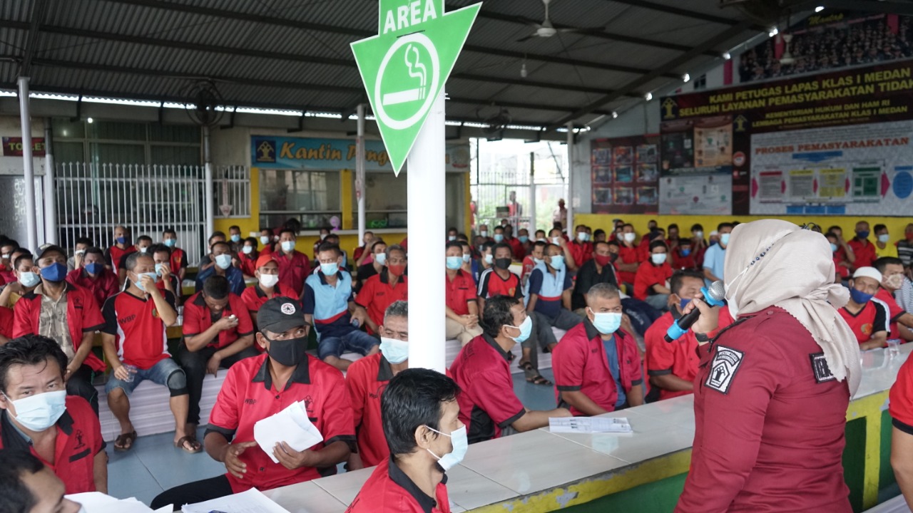 Kerjasama Ditjen Pas Kemenkumham dan Kemenkes, Lapas Medan Gelar Foto Rontgen Warga Binaan