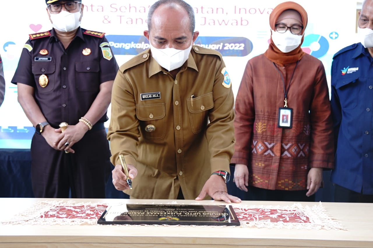 Walikota Resmikan Gedung Baru Puskesmas Pasir Putih