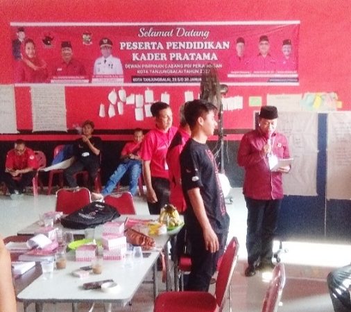 Plt Walikota Tanjung Balai Ikuti Pendidikan Kader Pratama PDI Perjuangan