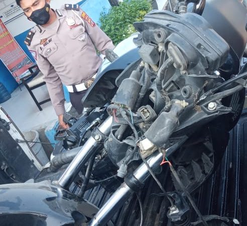 Lakalantas di Sergai, Pengendara dan Penumpang Honda Verza Masuk Rumah Sakit