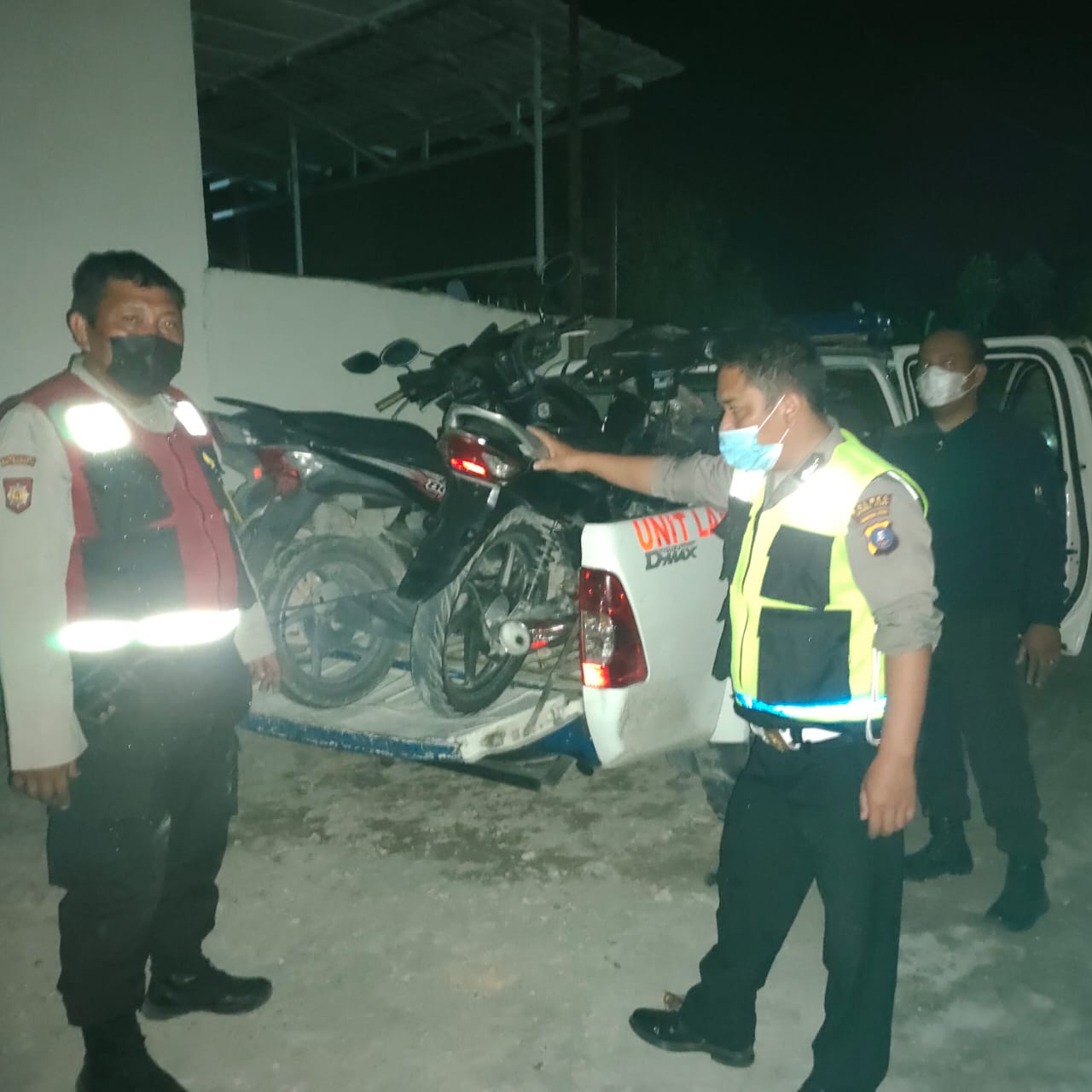 14 Unit Sepeda Motor Tak Bertuan, berhasil di amankankan Polres Taput saat penertiban balap liar