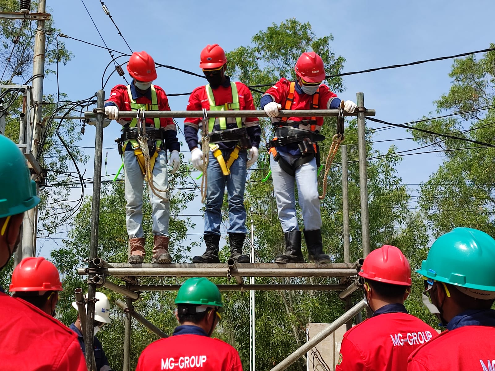 Tachi Trainindo Tunaikan Pelatihan Scaffolding dengan Tuntas dan Bersertifikat
