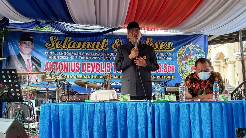 Sosperda No.6 Tahun 2015 Tentang Pengelolaan Persampahan Tahun 2022, Antonius Tumanggor Ajak Masyarkat Peduli Lingkungan Sekitar