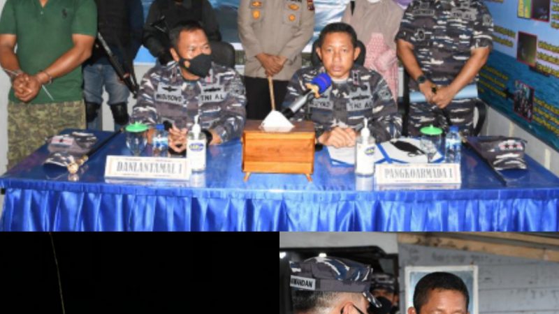 TNI-AL Gagalkan Kapal Penyelundup Manusia ke Malaysia