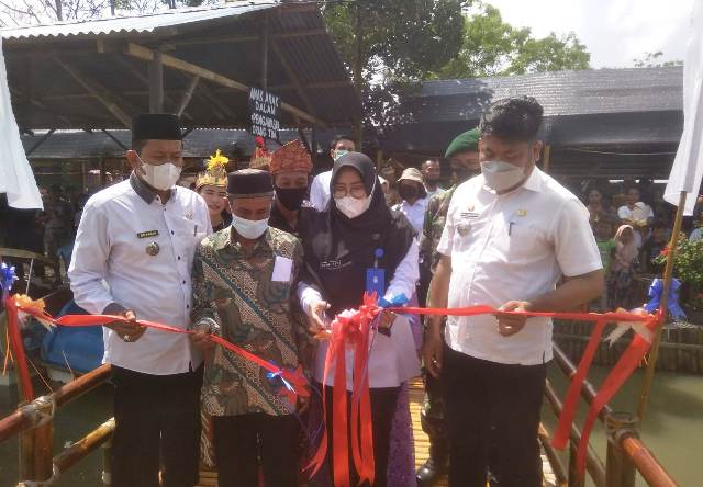 Kadis Porabudpar Deli Serdang Resmika Wisata Rekreasi Mawar Rezeki  