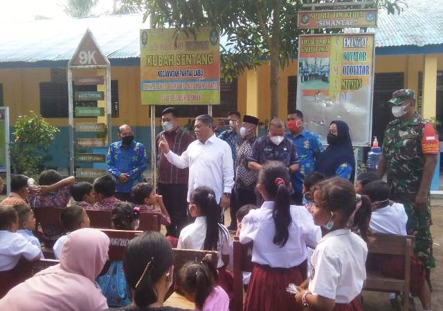 Wakil Bupati Pantau Vaksinasi di Kecamatan Pantai Labu