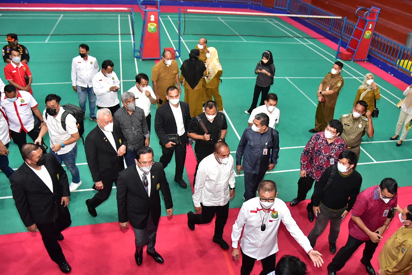 Dukung Pelatwil Barat PBSI,  Edy Rahmayadi Optimis Anak Sumut   Bisa Harumkan Indonesia