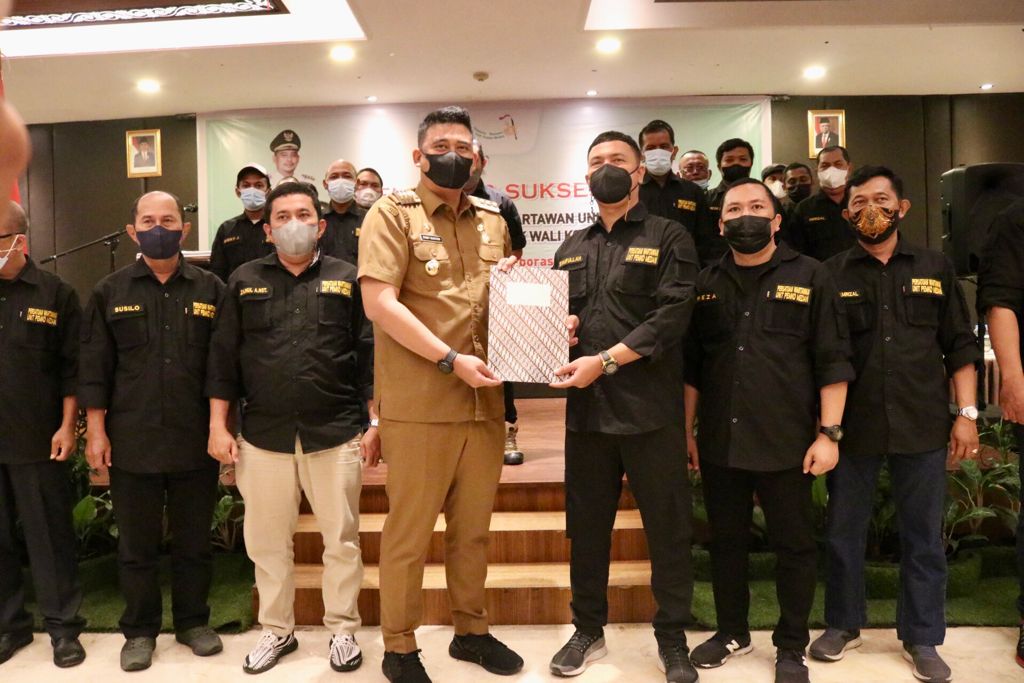 Bobby Nasution Berharap Persatuan Wartawan Unit Pemko Medan Berdaya Guna Bagi Masyarakat