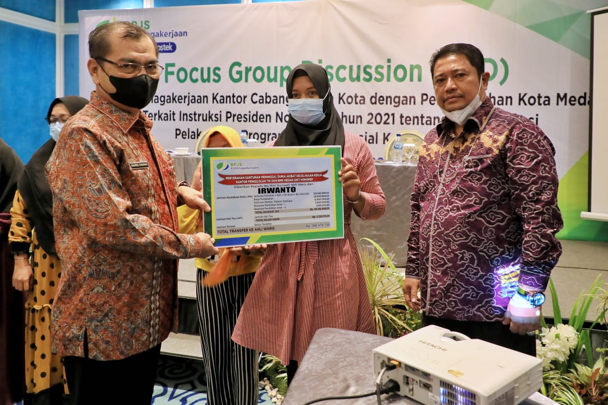 Pemko Medan akan Optimalkan Progam Jaminan Sosial Ketenagakerjaan sesuai Inpres Nomor 2 Tahun 2021