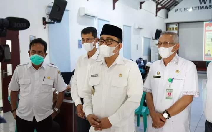 Zahir Buka Secara Resmi 164 Pos Pelayanan Vaksinasi Desa dan Kelurahan se Kabupaten Batu Bara
