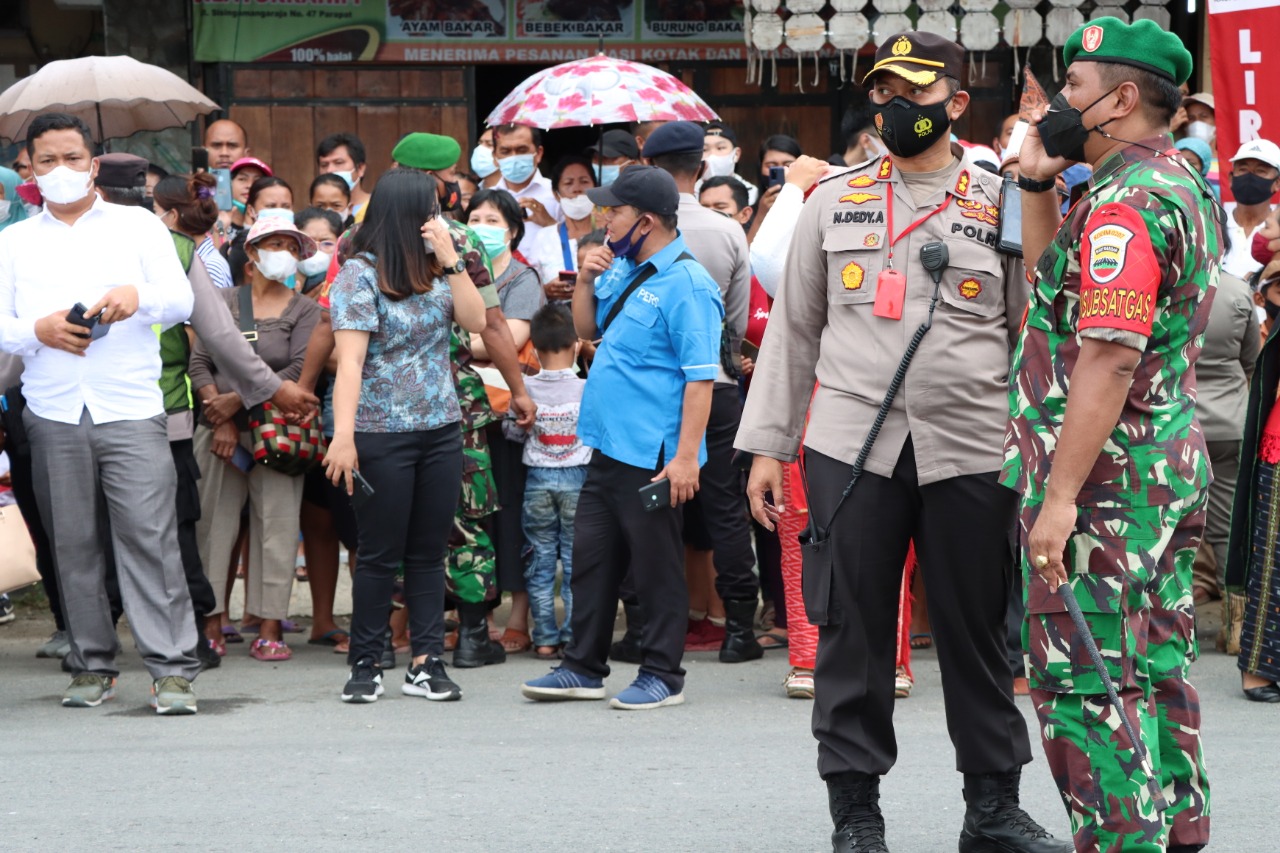 Kapolres Simalungun Ikut Penyambutan dan Pengamanan Kunker Presiden RI Jokowi