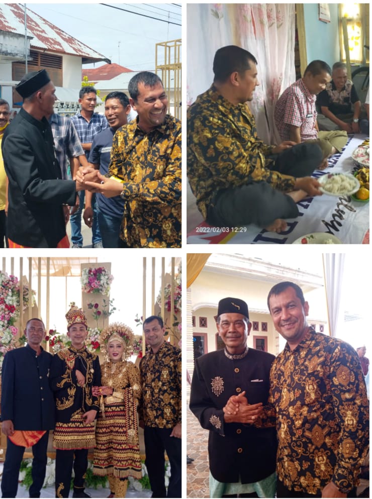 Hadiri Pesta Pernikahan, Balon Walikota Langsa Sofyanto Mendapat Sambutan Meriah