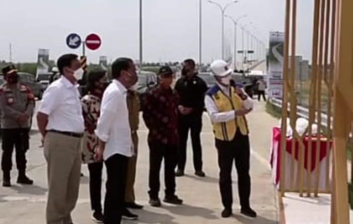 Jokowi Resmikan JalanTol Seksi 1 Binjai – Stabat